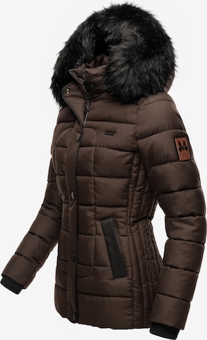 MARIKOO Winter Jacket 'Unique' in Brown