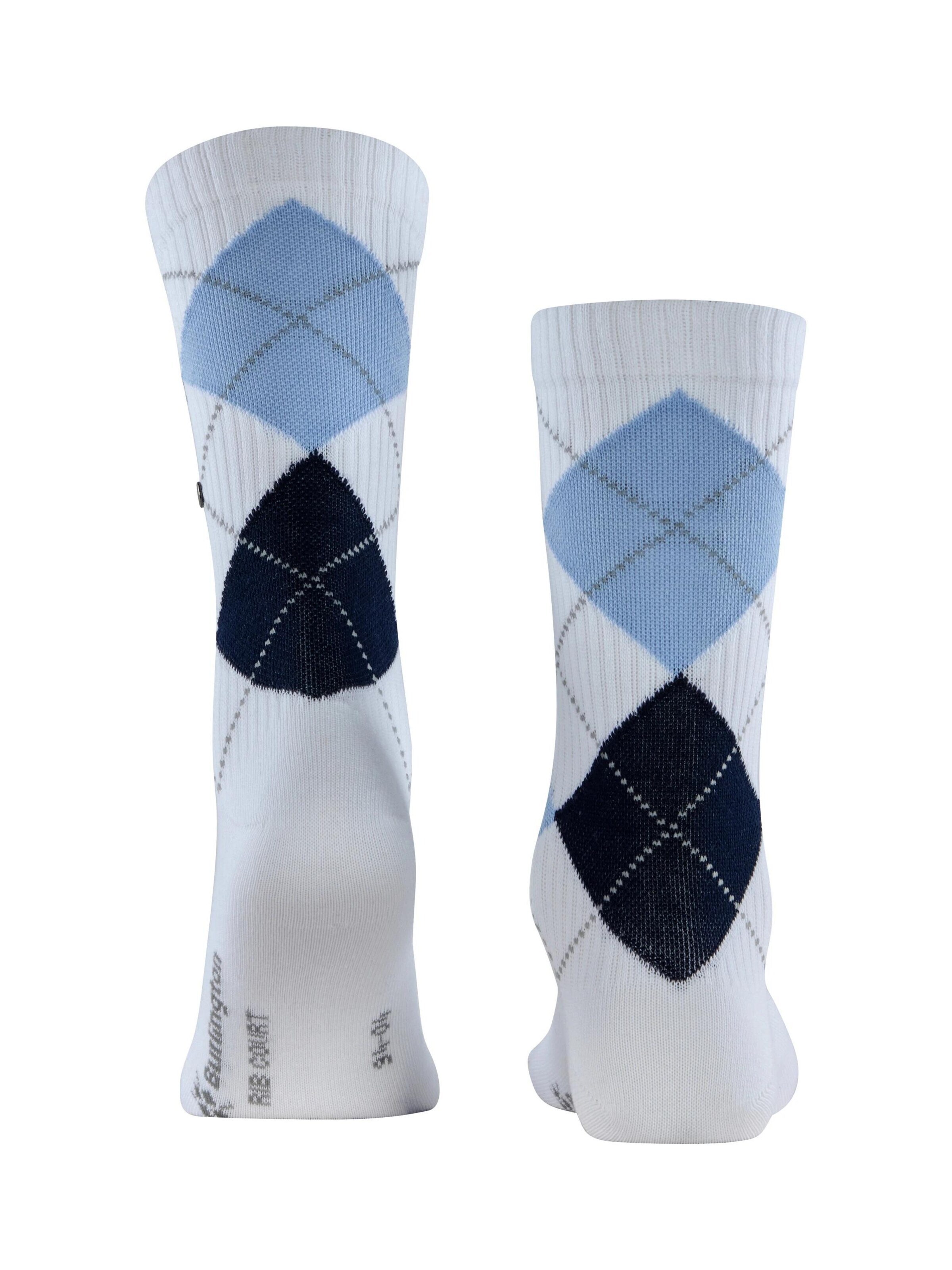 BURLINGTON Socks 'Rib Court' in White