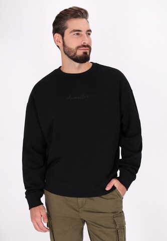 DreiMaster Vintage - Sudadera en negro: frente