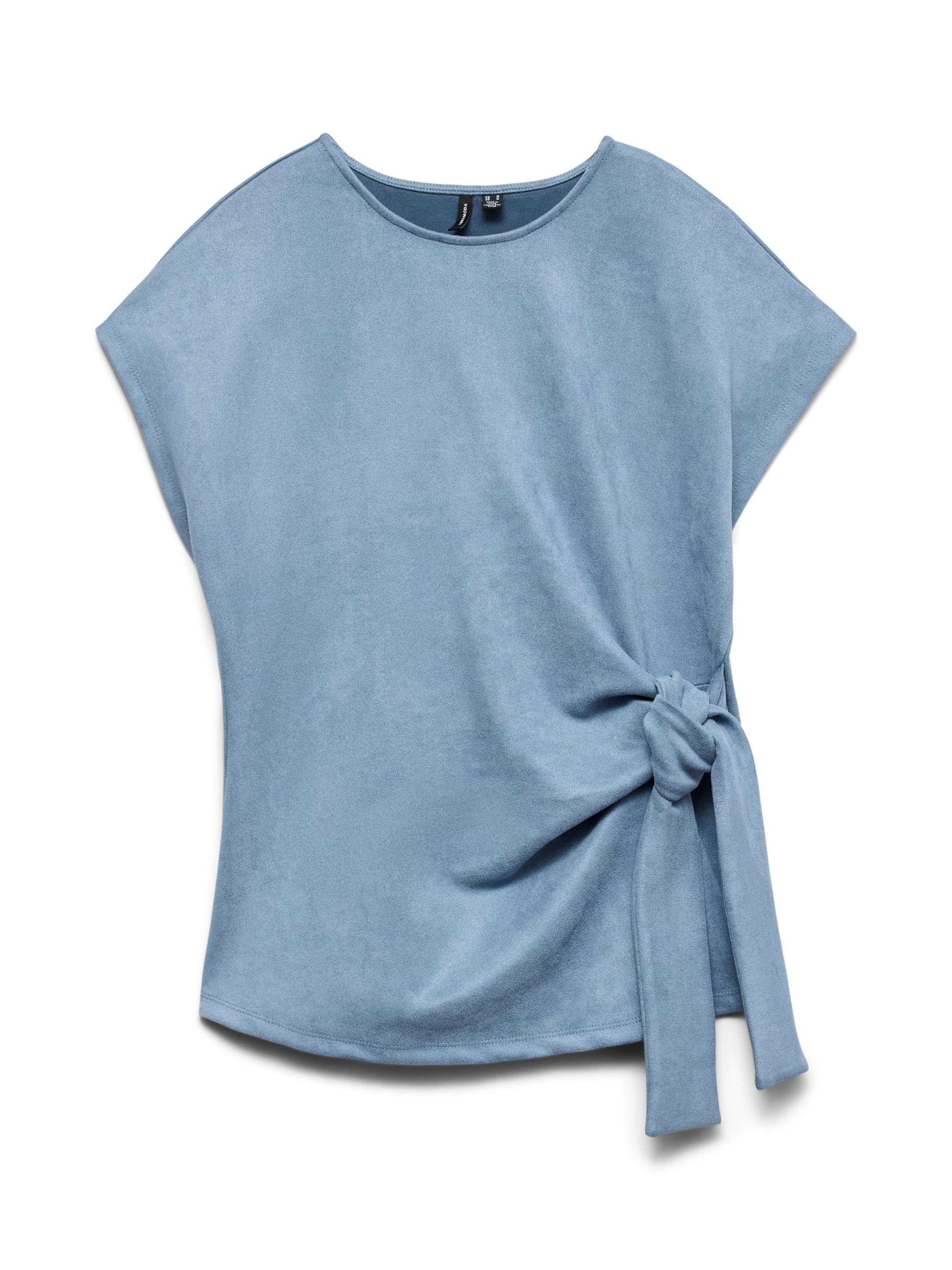 Vero Moda Curve Blouse 'VMBella' in Blauw: voorkant