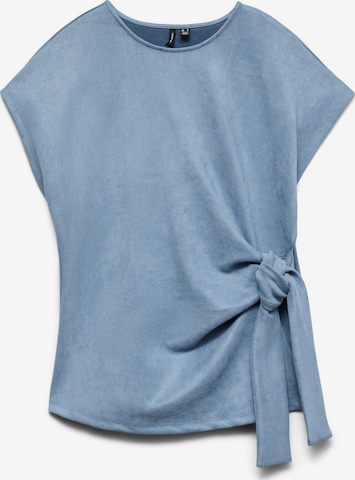 Vero Moda Curve Blouse 'VMBella' in Blauw: voorkant