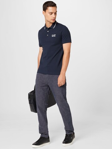 EA7 Emporio Armani Poloshirt in Blau