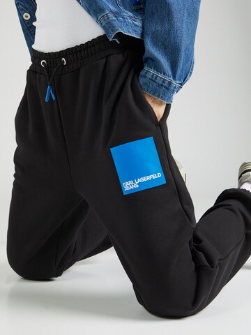 KARL LAGERFELD JEANS Loose fit Trousers in Black