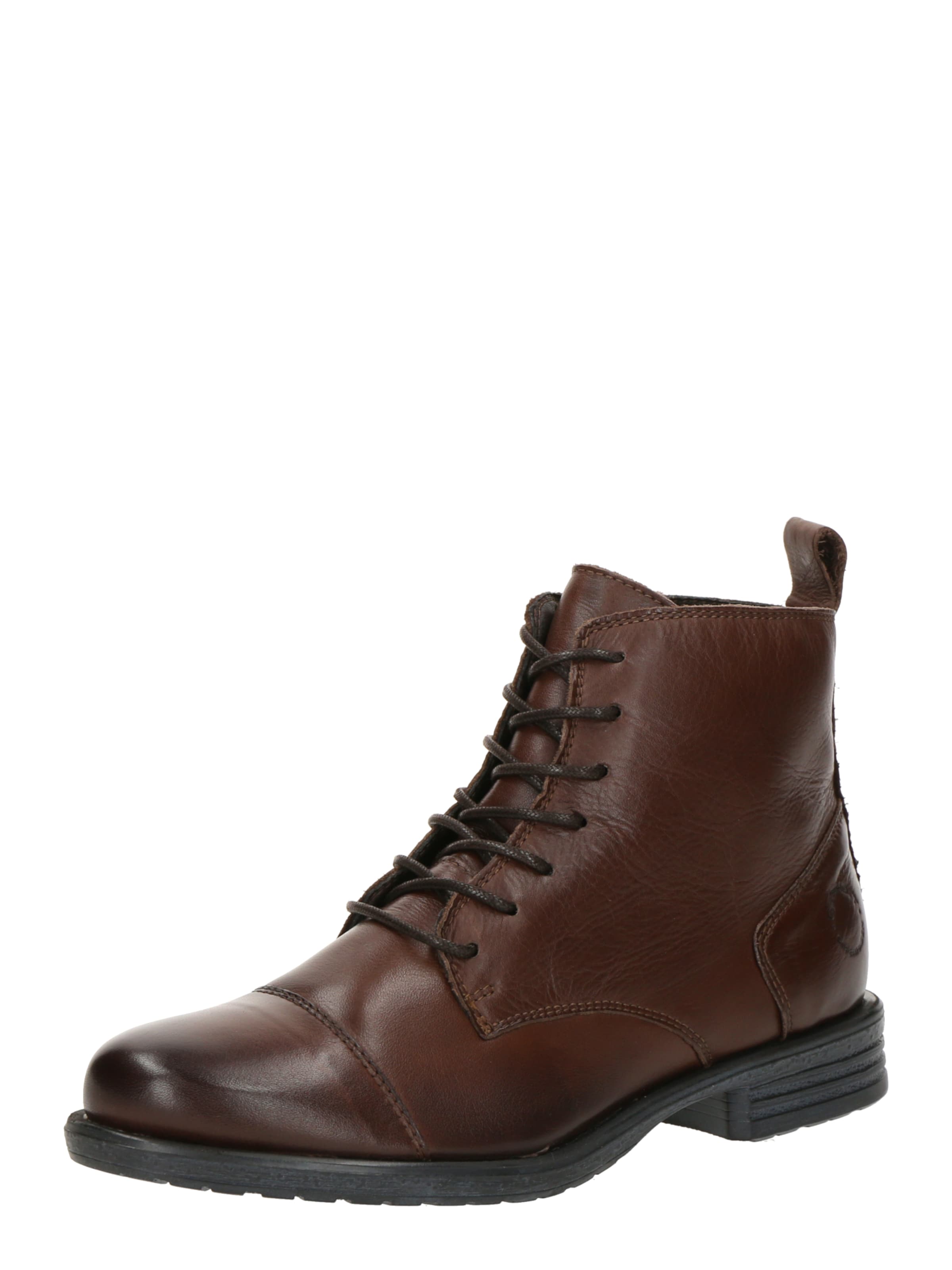 Ca'Shott Lace-up bootie 'EMMA' in Brown: front