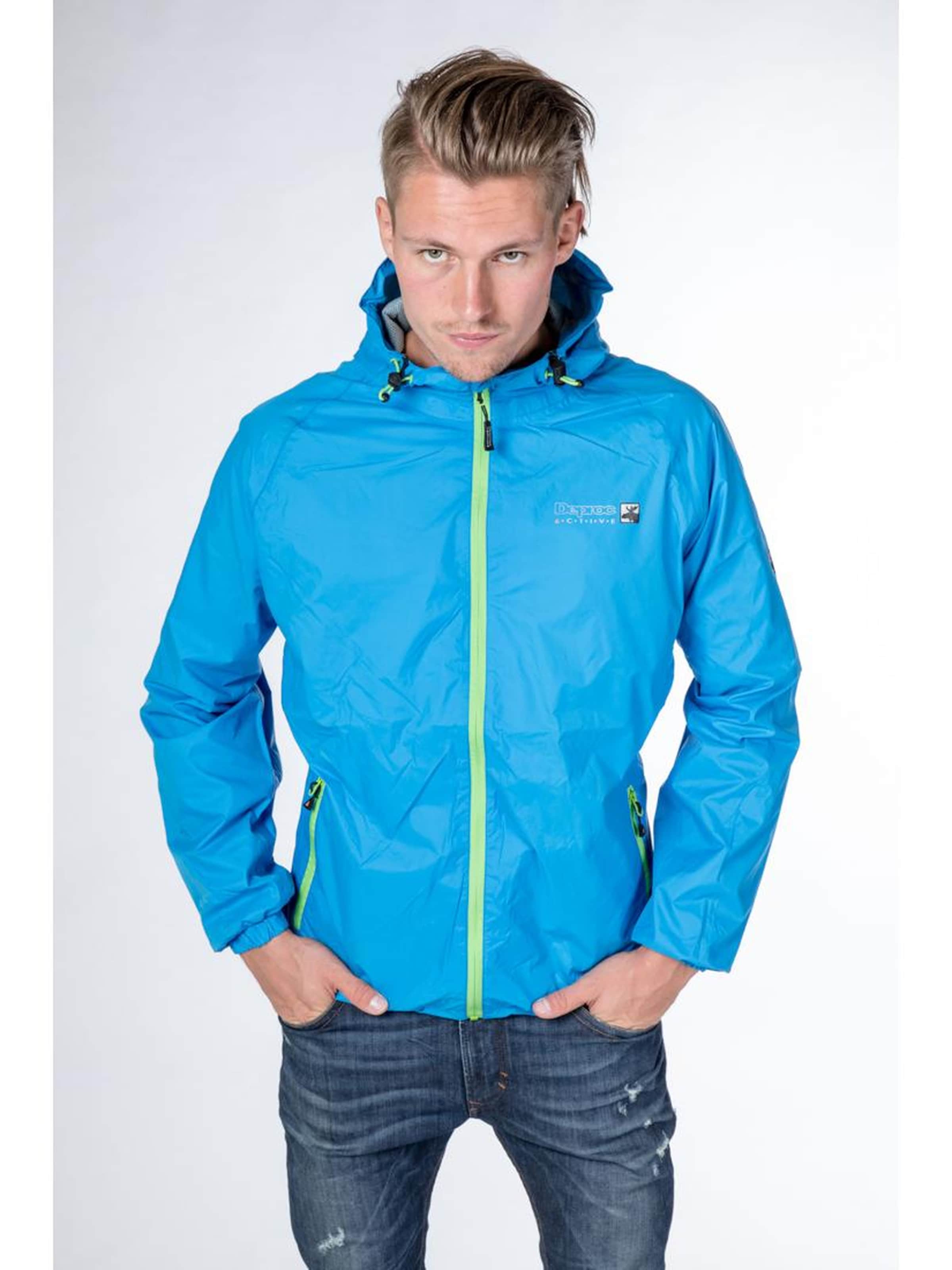 deproc Performance Jacket 'ROBSON' in Blue: front