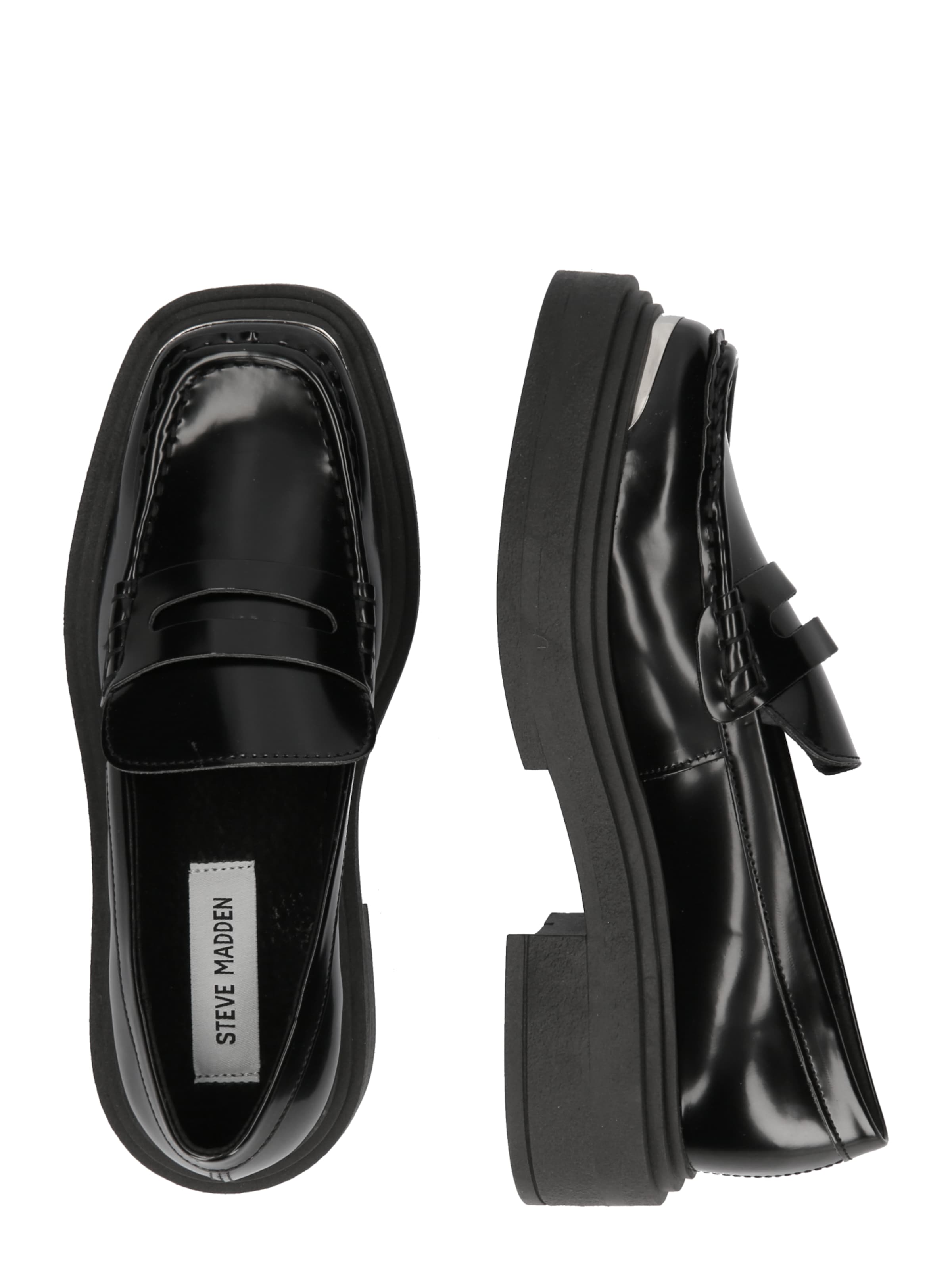 STEVE MADDEN Slip-ons in Black