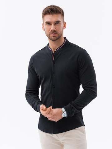 Coupe regular Chemise Ombre en noir