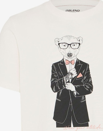 BLEND Rundhalsshirt ' BHKurt ' in Weiß: Vorderseite