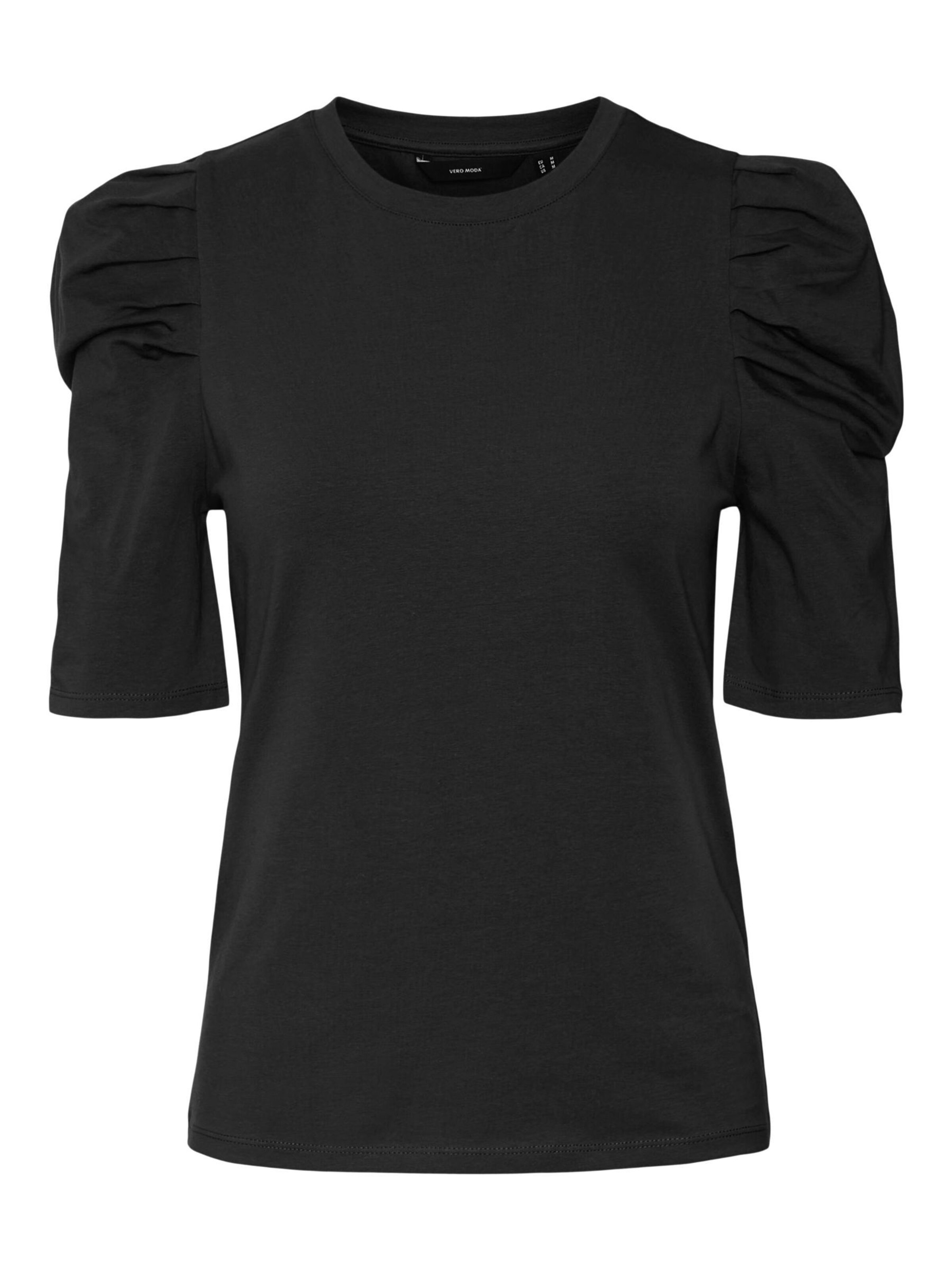 T-shirt 'VMEGAMAXI' Vero Moda Tall en noir : devant