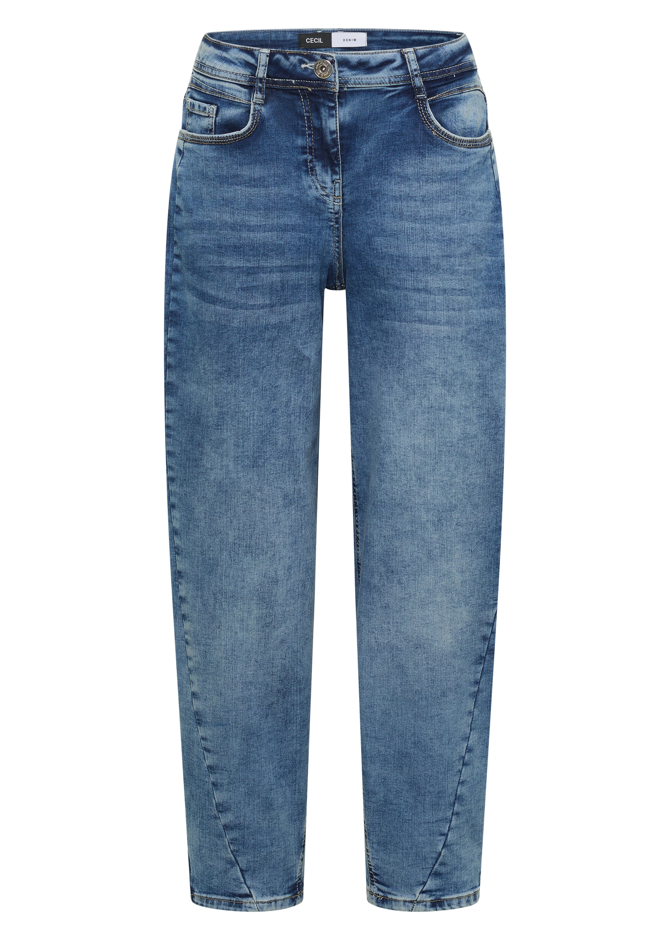 CECIL Barrel Jeans in Blau: Vorderseite