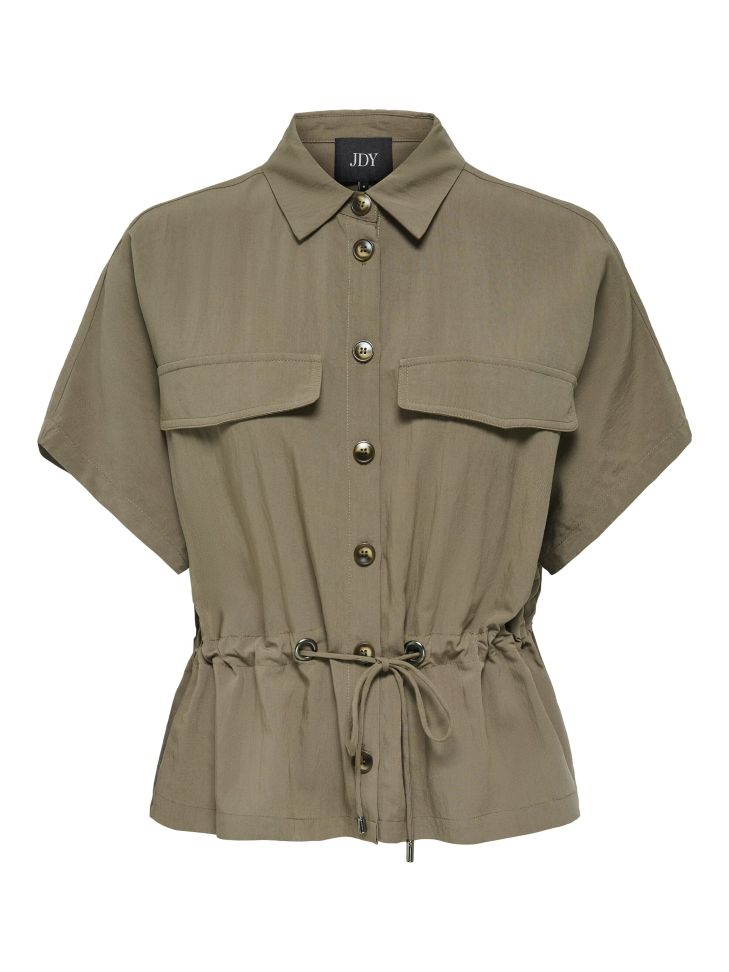JDY Blouse 'Laya' in Groen: voorkant