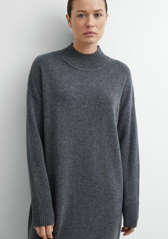 COMMA Kleid in Grau: Vorderseite