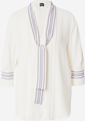 BOSS Блуза в бяло: отпред