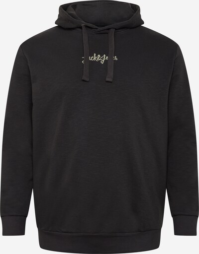 Jack & Jones Plus Sudadera 'STOCKHOLM' en limón / negro, Vista del producto