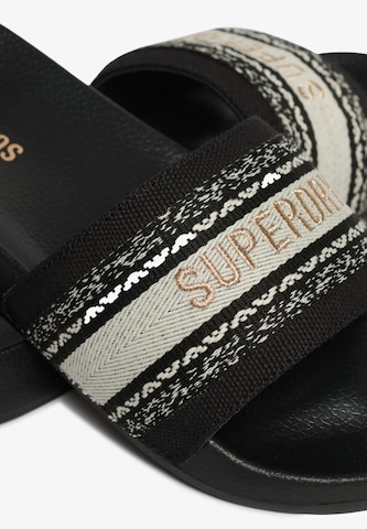 Superdry Muiltjes in Zwart