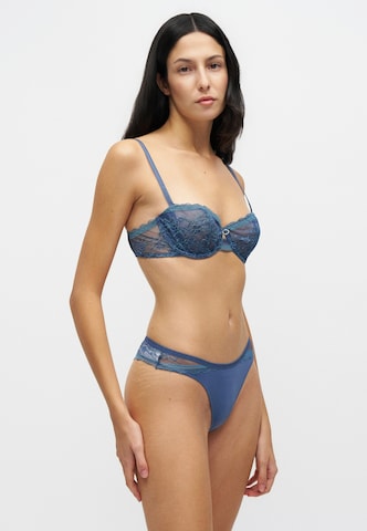 TRIUMPH Balkonetka Biustonosz 'Comfort Allure' w kolorze niebieski
