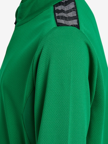 Hummel Athletic Zip-Up Hoodie in Green