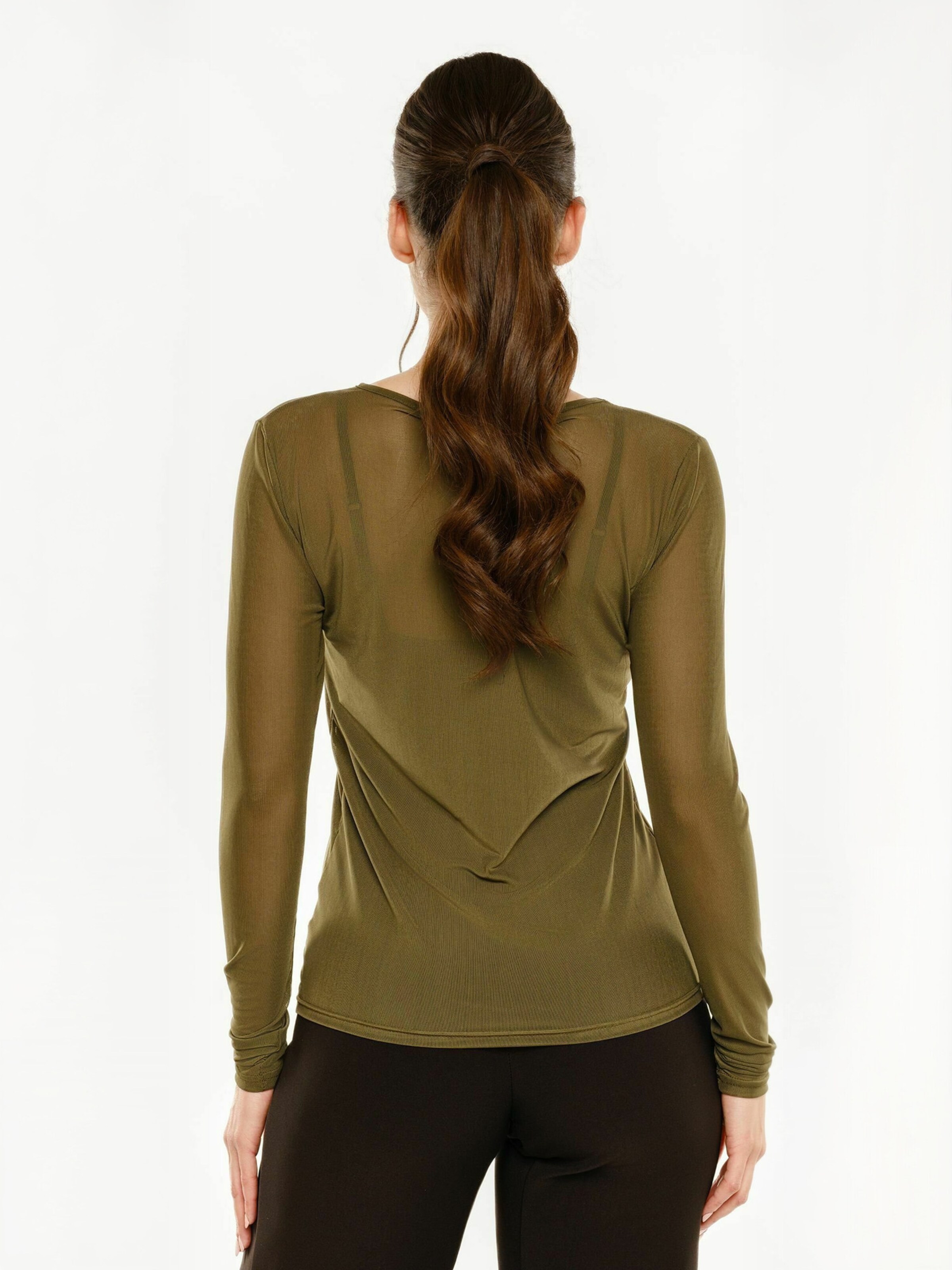 Liberte Essentiel Top ' MESH ' in Green