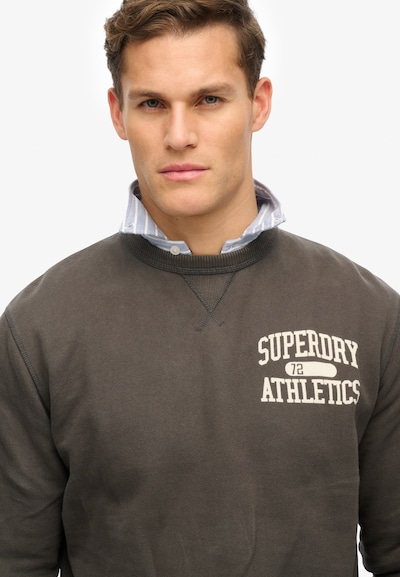 Superdry Sweat-shirt 'Athletic Essentials' en gris foncé, Vue avec produit