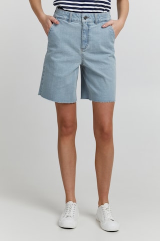 Oxmo Loose fit Pants 'Freya' in Blue: front