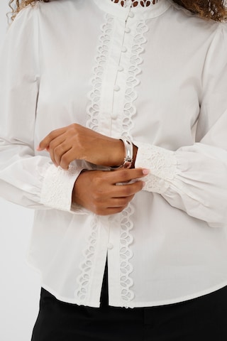 Cream Blouse 'Sunnia' in White