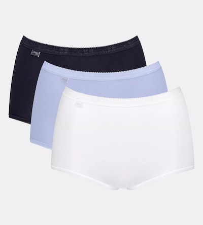 SLOGGI Panty 'Basic+' in Light blue / Dark blue / White, Item view
