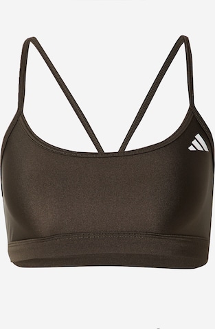 ADIDAS PERFORMANCE Bustier Urheilurintaliivit värissä vihreä: etupuoli