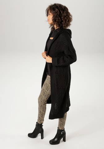 Aniston CASUAL Knit Cardigan in Black