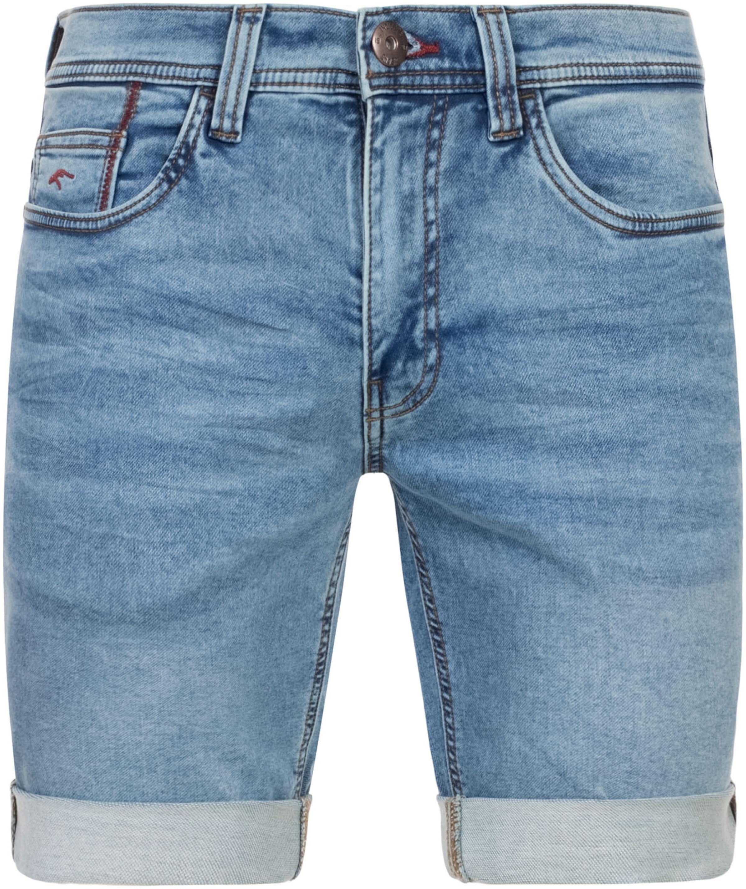 INDICODE JEANS Shorts in Blau: Vorderseite