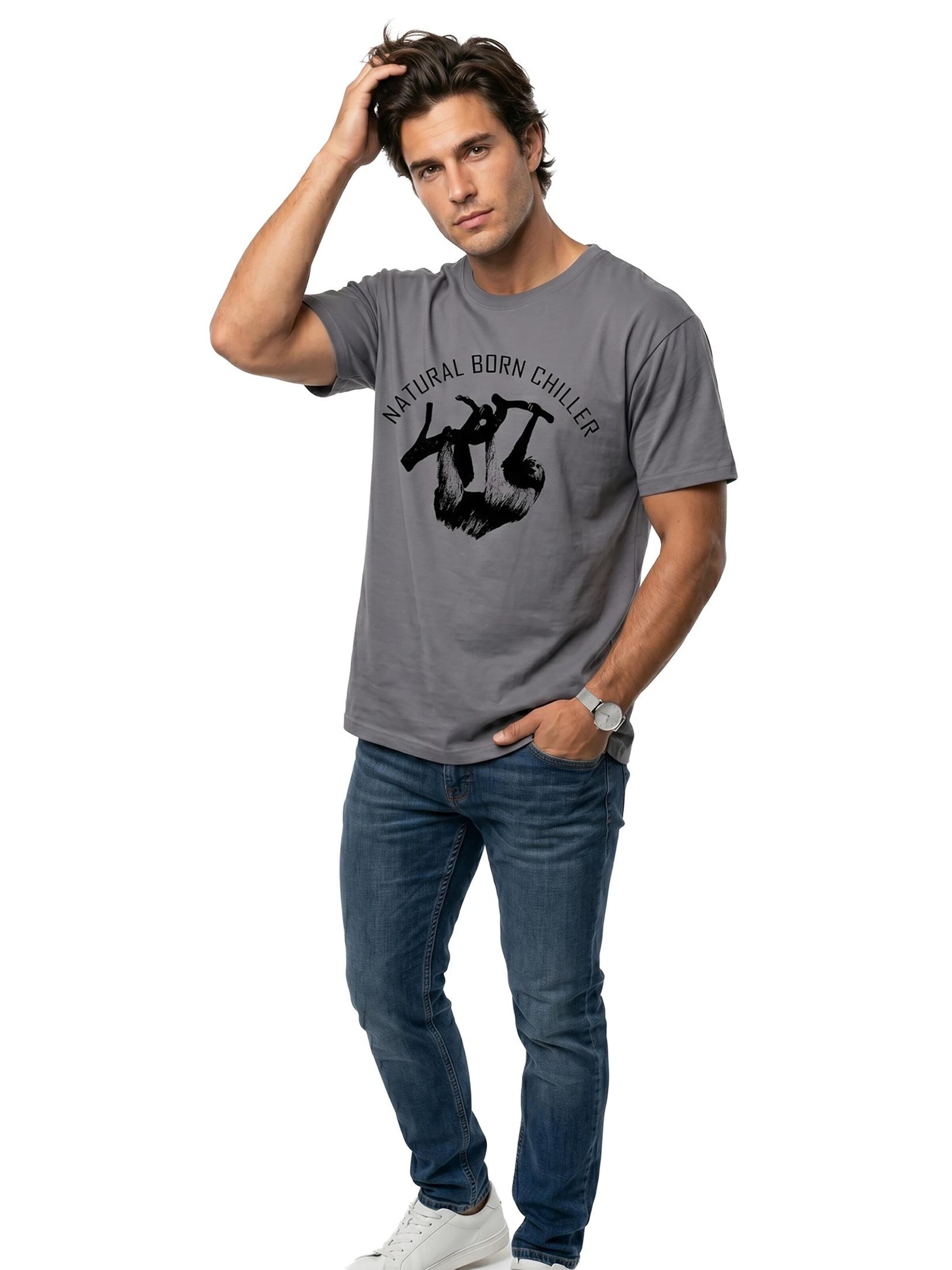 MAKAYA Shirt 'BornChiller' in Blue