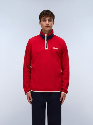 Pull-over 'T-Dergana' NAPAPIJRI en rouge : devant