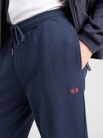 Tapered Pantaloni di La Martina in blu