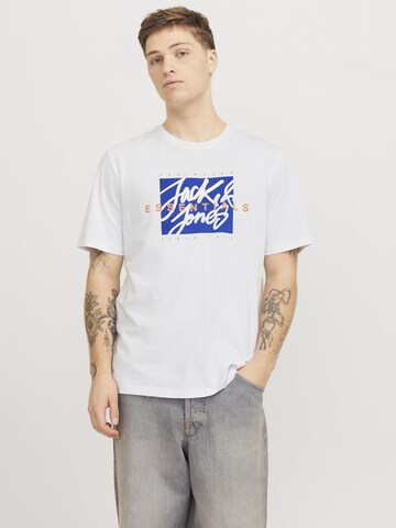 JACK & JONES Shirt 'JJColton' in White: front