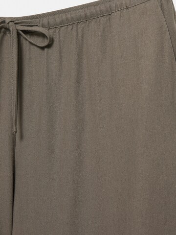 Pull&Bear Wide Leg Bukser i brun