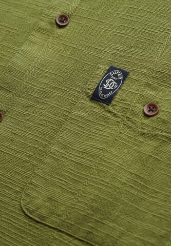 Superdry Regular fit Button Up Shirt in Green