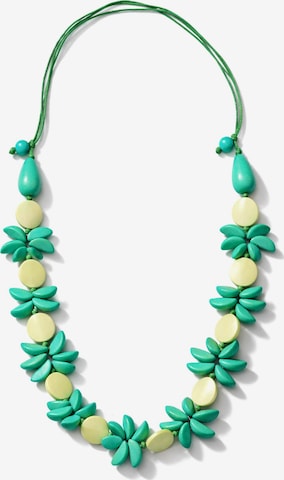 COLLEZIONE ALESSANDRO Necklace 'Edith' in Green: front