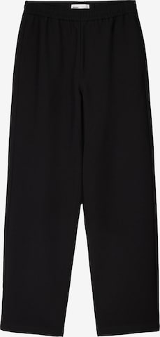 Bershka Loosefit Hose in Schwarz: Vorderseite