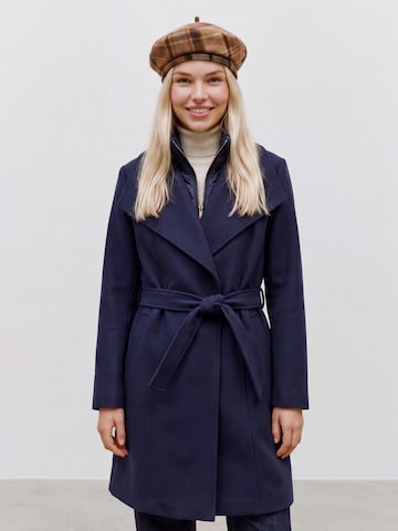 VERO MODA - Abrigo de entretiempo en azul: frente