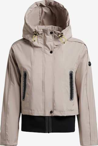 Veste mi-saison 'Amelia' khujo en beige : devant