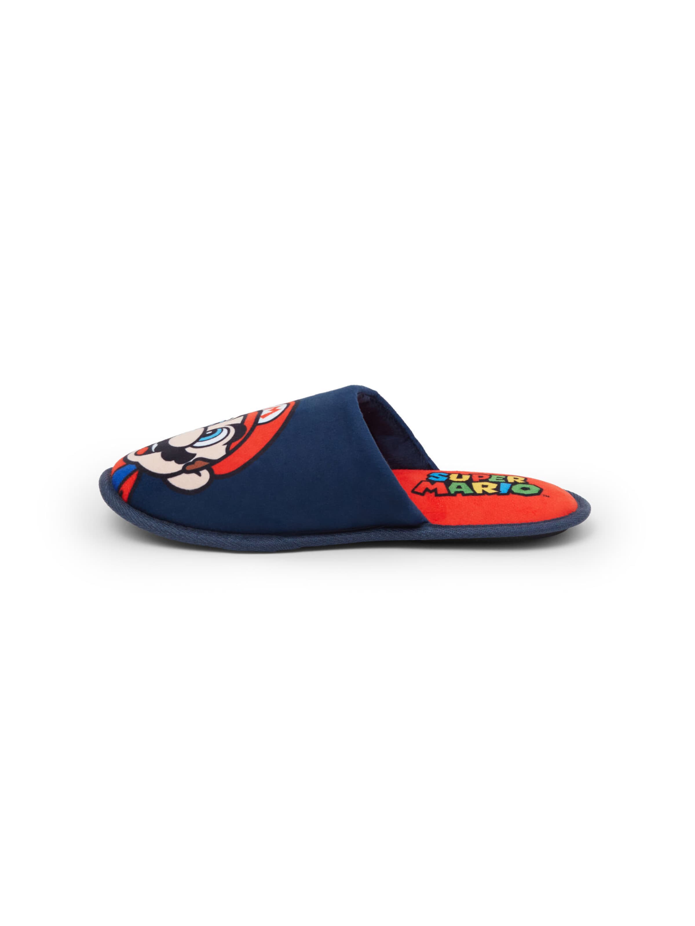 IUMAN Intimissimi Uomo Slippers 'Nintendo Super Mario' in Blue: front