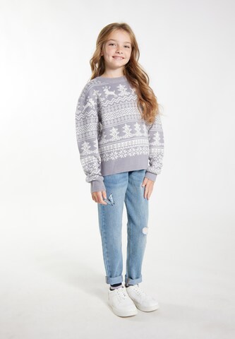 myMo KIDS Pullover 'Mimo' in Grau