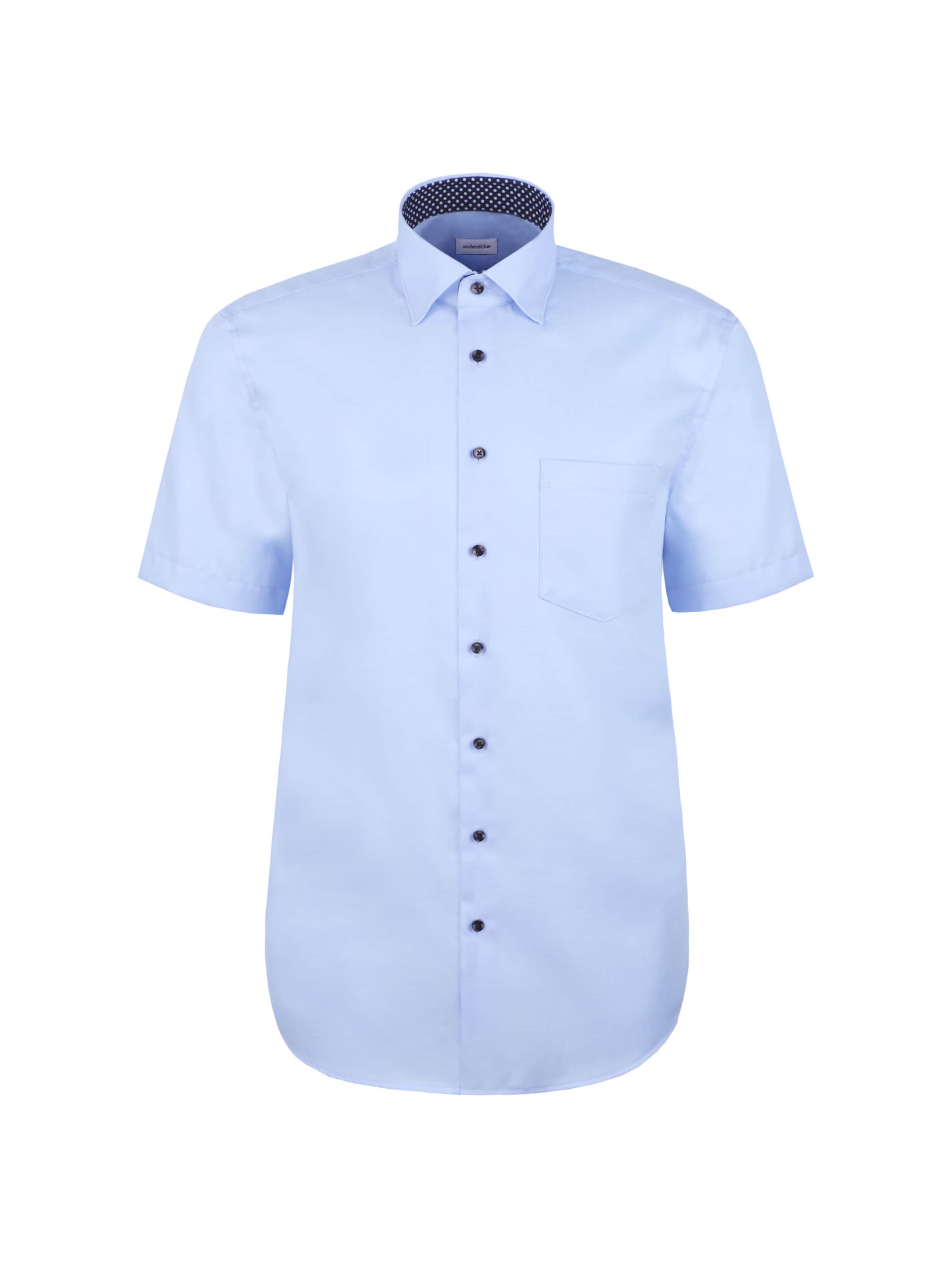 Coupe regular Chemise business SEIDENSTICKER en bleu : devant