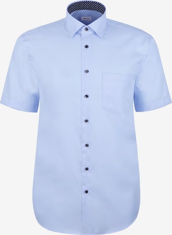 Coupe regular Chemise business SEIDENSTICKER en bleu : devant