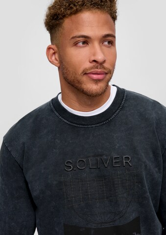 s.Oliver Men Tall Sizes Sweatshirt in Grau