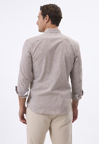 Felix Hardy Regular fit Srajca | rjava barva