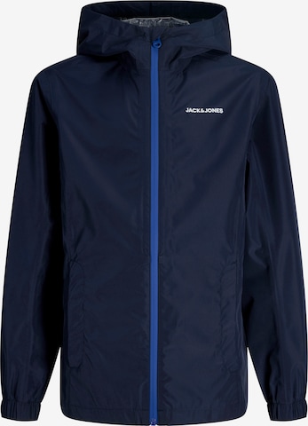 Jack & Jones Junior Välikausitakki värissä sininen: etupuoli