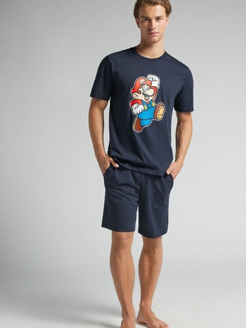 INTIMISSIMI Pyjama „Nintendo Super Mario™“ in Blau