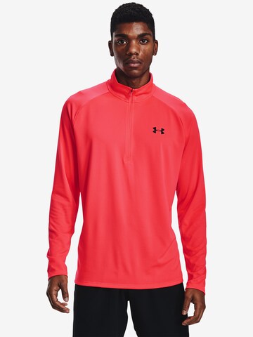 T-Shirt fonctionnel UNDER ARMOUR en rouge : devant