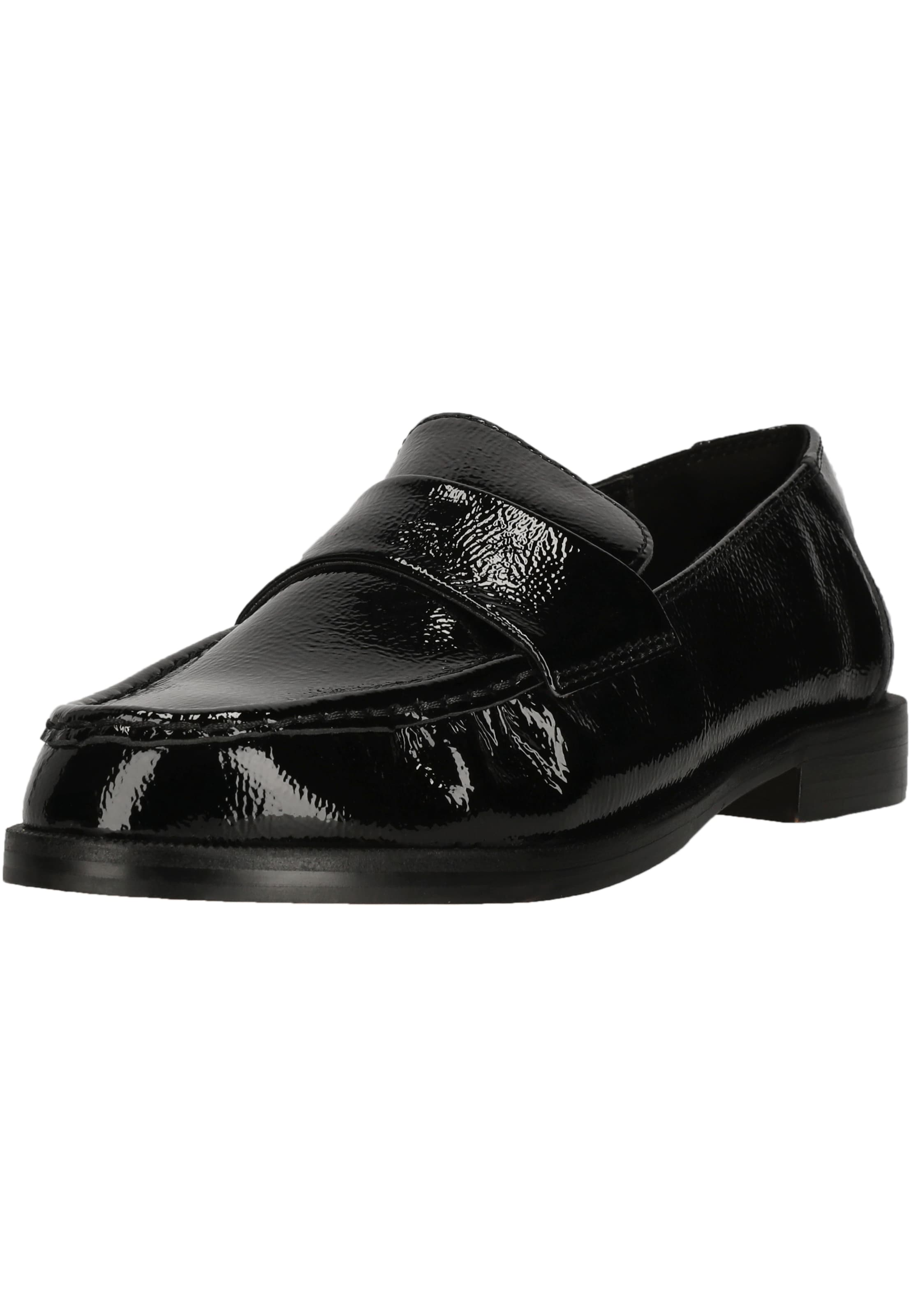 CLARKS Mokassin 'Straven2 Step' in Schwarz: Vorderseite