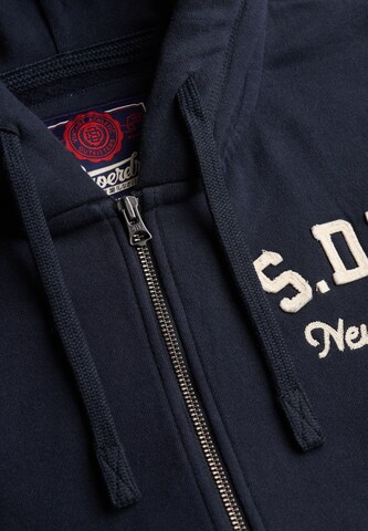 Superdry & Co Sweatjacke in Blau